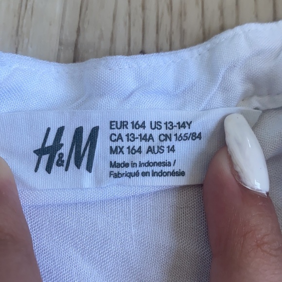 sheer white blouse - Picture 2 of 2